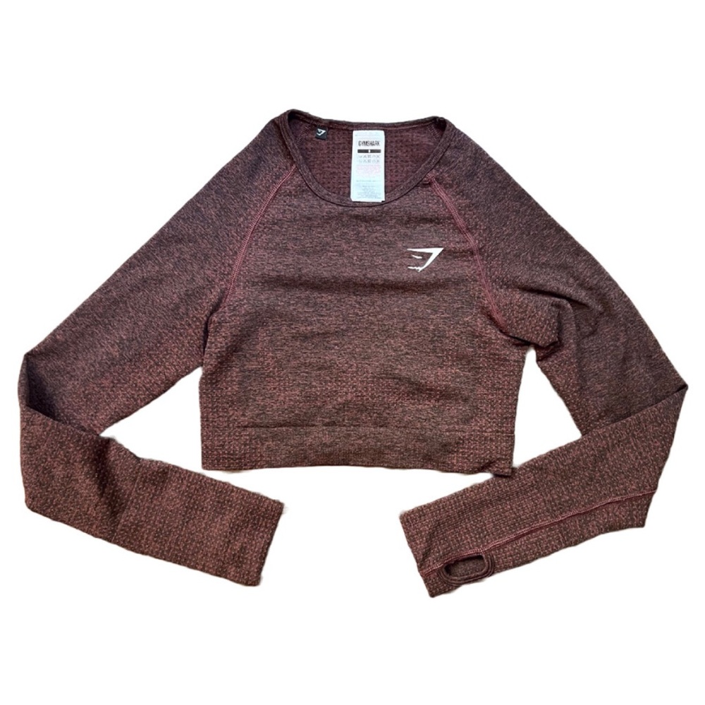 Gymshark long sleeve crop top